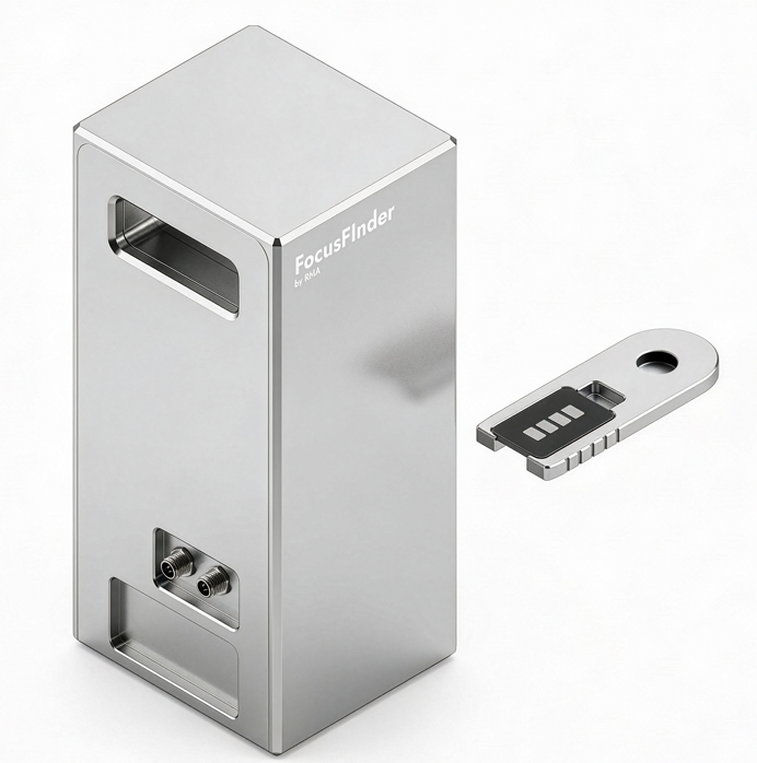 focusfinder.pro transport case and measurement key